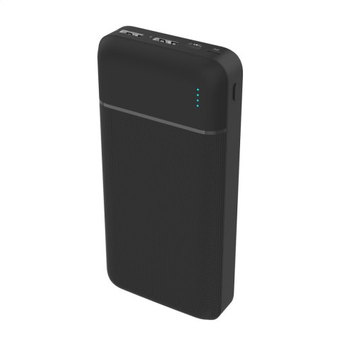 PLATINET POWER BANK 20000 mAh 10W + CABLE USB-C 1M POLYMER ABS TEXTURE BLACK [45722]