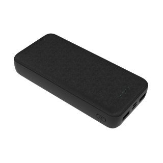 PLATINET POWER BANK 20000 mAh + CHARGER 20W PD + CABLE USB-C 1M 3IN1 SET BLACK [46219]