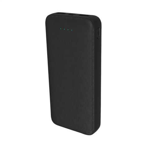 PLATINET POWER BANK 20000 mAh + CHARGER 20W PD + CABLE USB-C 1M 3IN1 SET BLACK [46219]