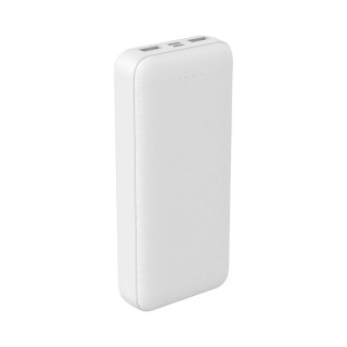 PLATINET POWER BANK 20000 mAh + CHARGER 20W PD + CABLE USB-C 1M 3IN1 SET WHITE [46220]