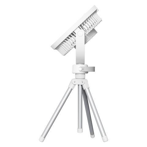 PLATINET RECHARGABLE DESK FAN WENTYLATOR BIURKOWY 2X1200MAH LED TRIPOD [46055]
