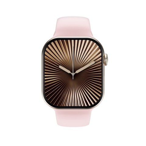 PLATINET SMART WATCH ZEGAREK SPORTOWY BLUETOOTH PRO MINI, 190 MAH, 1,85" ROSE GOLD [46207]