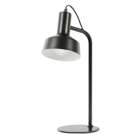PLATINET TABLE LAMP LAMPA STOŁOWA 25W E14 METAL BLACK FINISH [44880]