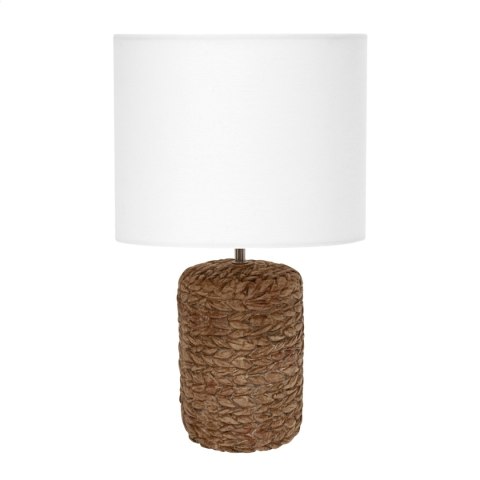 PLATINET TABLE LAMP LAMPA STOŁOWA WHITE SHADE ST. LUCIA [45754]