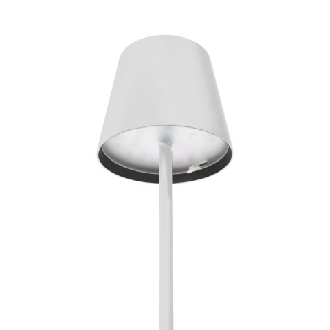 PLATINET TABLE PORTABLE LAMP LAMPA PRZENOŚNA WODOOPORNA WATERPROOF IP44 REGULATION RECHARGABLE WHTE [45926]