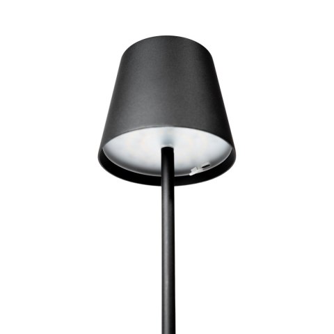 PLATINET TABLE PORTABLE LAMP LAMPA PRZENOŚNA WODOOPORNA WATERPROOF IP44 REGULATION RECHARGEABLE RGB BLACK [46017]