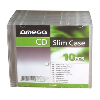 OMEGA PUDEŁKO SLIM CASE 5,2MM CLEAR*10 40111