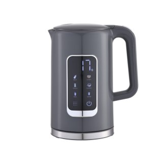 PLATINET CZAJNIK KETTLE LCD DISPLAY 1,7L 5 TEMPERATURE SETTINGS + 450ML TRAVEL MUG GREY [45978]