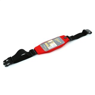 PLATINET SPORTOWY PAS DO BIEGANIA Z OKNEM NA SMARTPHONE / SPORT WAIST BAG WITH SMARPTHONE WINDOW RED [43711]