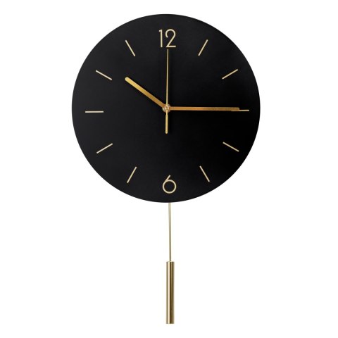 PLATINET WALL CLOCK ZEGAR ŚCIENNY LARK BLACK 30cm [45960] TE