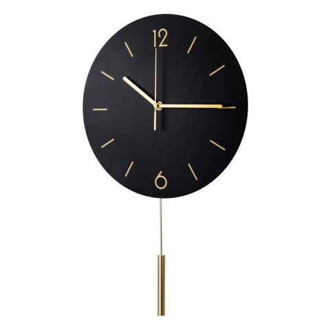PLATINET WALL CLOCK ZEGAR ŚCIENNY LARK BLACK 30cm [45960] TE