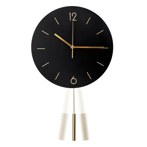 PLATINET WALL CLOCK ZEGAR ŚCIENNY LARK BLACK 30cm [45960] TE