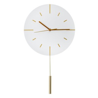 PLATINET WALL CLOCK ZEGAR ŚCIENNY LARK WHITE 30cm [45961]