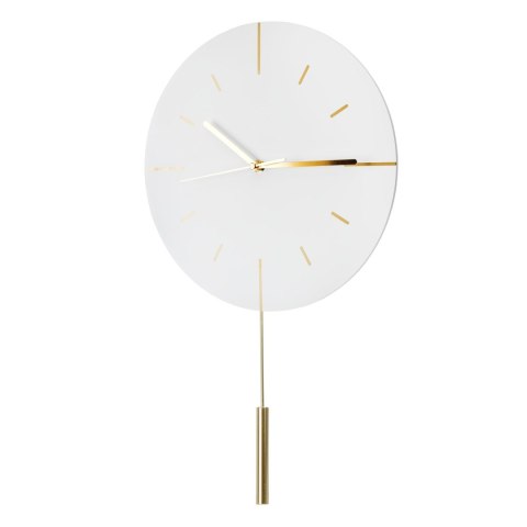 PLATINET WALL CLOCK ZEGAR ŚCIENNY LARK WHITE 30cm [45961]