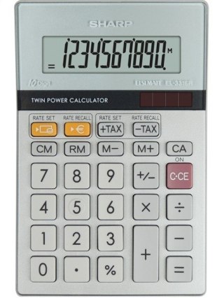 SHARP CALCULATOR DESKTOP BLISTER EL331ERB