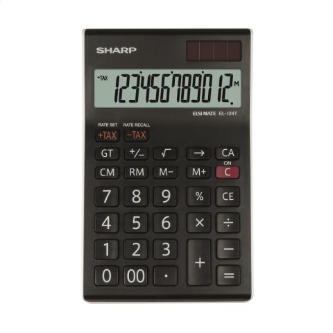 SHARP CALCULATOR DESKTOP BOX EL124TWH
