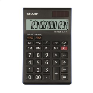 SHARP CALCULATOR DESKTOP BOX EL144TBL