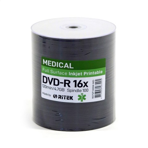 TRAXDATA RITEK DVD-R 4,7GB 16X PRINTABLE MEDICAL SP*100