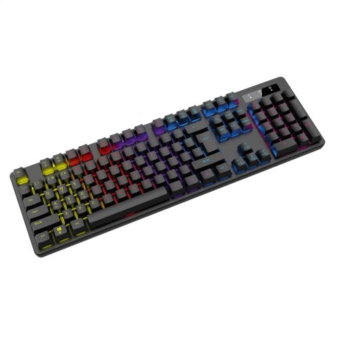 VARR GAMING KEYBOARD KLAWIATURA GAMINGOWA MECHANICAL MULTIMEDIA RGB XINDA BLUE 9 MODES BLACK [45521]