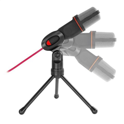 VARR GAMING MICROPHONE MIKROFON GAMINGOWY MINI + TRIPOD JACK 3.5MM [45202]
