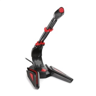 VARR GAMING MICROPHONE MIKROFON GAMINGOWY SPIDER DESKTOP JACK 3.5 RED [45575]