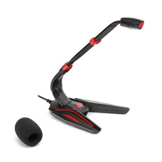 VARR GAMING MICROPHONE MIKROFON GAMINGOWY SPIDER DESKTOP JACK 3.5 RED [45575]