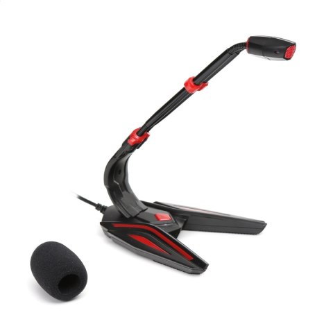 VARR GAMING MICROPHONE MIKROFON GAMINGOWY SPIDER DESKTOP JACK 3.5 RED [45575]