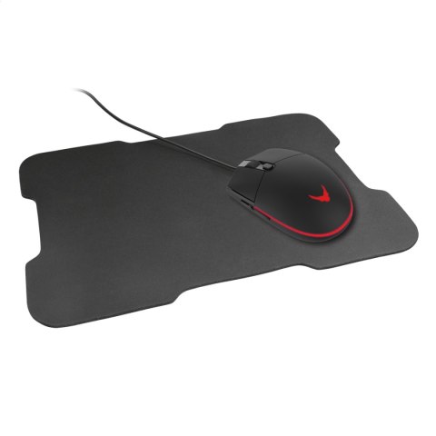 VARR GAMING SET ZESTAW GAMINGOWY LED MOUSE 800-3200DPI + MOUSEPAD 295X210X2MM [45195]