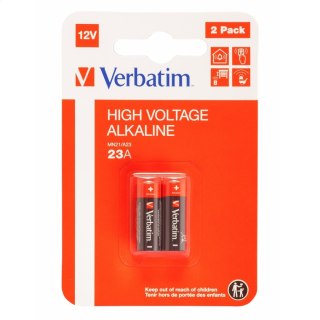 VERBATIM BATERIA MN21/A23/LR23A/8LR932 12V BLISTER*2 49940