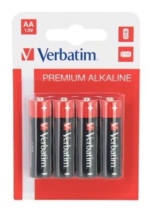 VERBATIM BATERIE ALKALICZNE LR06 AA BLISTER*4SZT 49921
