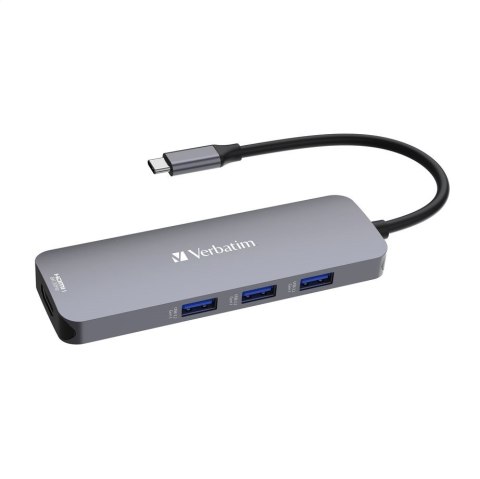 VERBATIM KONCENTRATOR USB-C PRO 8 PORT HUB 2 x HDMI 4K SD 3.2 GEN1 CMH-08 32151