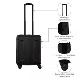 Wenger Legacy HS Hardside Carry-On 39L Black 610865