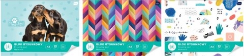 Blok rysunkowy A3 20 kartek biały INTERDRUK