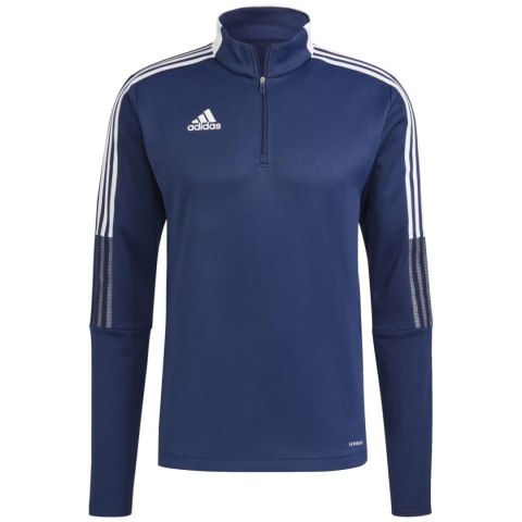 Bluza męska adidas Tiro 21 Warm Top granatowa GH4463