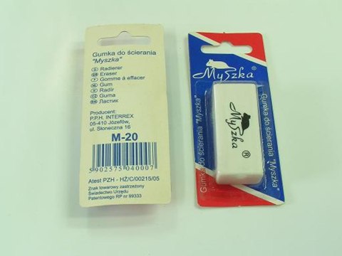 Gumka do mazania Myszka M20 INTERREX