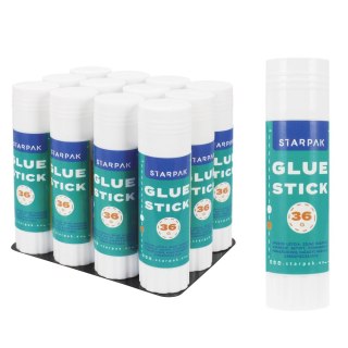Klej w sztyfcie 36g N-brand display A 12 STARPAK 162120