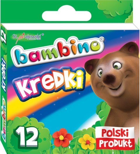 Kredki 12 kolorów Bambino MAJEWSKI KRE12/BAMP
