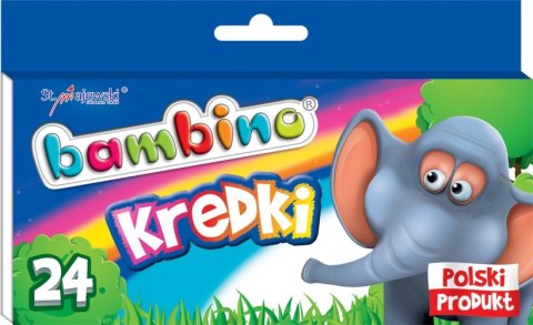 Kredki 24 kolory Bambino MAJEWSKI KRE24/BAMP