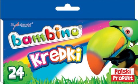 Kredki 24 kolory Bambino MAJEWSKI KRE24/BAMP