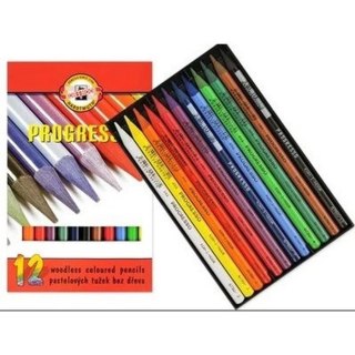 Kredki ołówkowe Progresso 12 kolorów KOH-I-NOOR 8756
