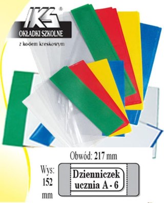 OKLADKA SZKOL DZIENNICZEK A6 PRZEZ IS FOL A 50