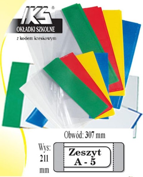 Okładka zeszytowa A5 przeźroczysta A 50 IKS A5