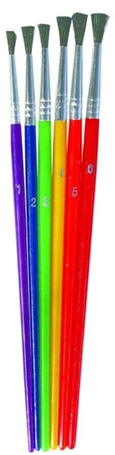 PEDZLE SZKOL NR1-6 ARTIST BRUSHES 252 PBH OP6SZT
