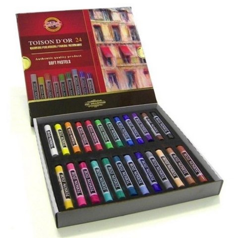 Pastele Suche 24kolory K-I-N Toison D Or KOH-I-NOOR 8514N