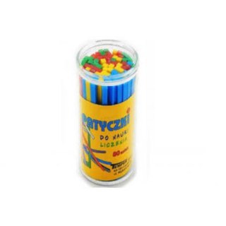 Patyczki do liczenia plastikowe 80 szt. TEMPER 080