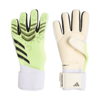 Rękawice bramkarskie adidas Predator Competition limonkowe JN5371
