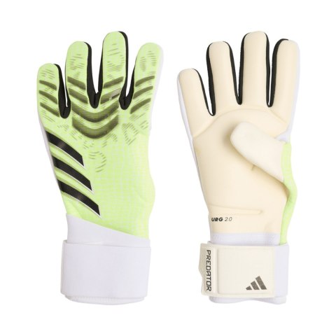 Rękawice bramkarskie adidas Predator Competition limonkowe JN5371