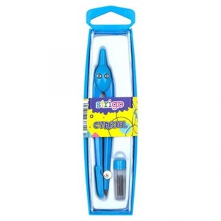 Cyrkiel metalowy 2 elementy w etui Strigo PILOT SSC014