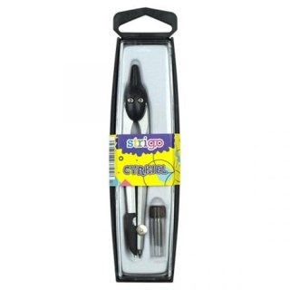 Cyrkiel metalowy 2 elementy w etui Strigo PILOT SSC015