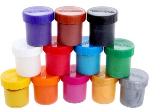 Farby plakatowe 12kol 20ml Colorino Kids PUD gratis PATIO 112028-04